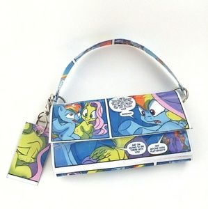 Cute Blue Mini Purse Women's Wallet My Little Pony